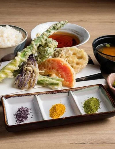 Vegetables Tempura Set